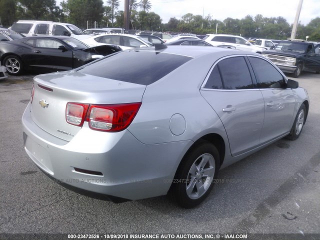 1G11A5SL0FF305972 - 2015 CHEVROLET MALIBU LS SILVER photo 4