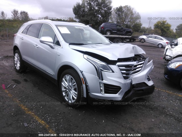 1GYKNFRS5JZ120787 - 2018 CADILLAC XT5 PREMIUM LUXURY SILVER photo 1