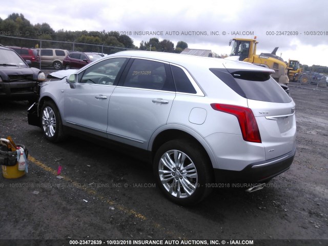 1GYKNFRS5JZ120787 - 2018 CADILLAC XT5 PREMIUM LUXURY SILVER photo 3