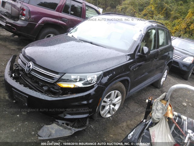 WVGBV7AX3GW593838 - 2016 VOLKSWAGEN TIGUAN S/SE/SEL/R-LINE BLACK photo 2