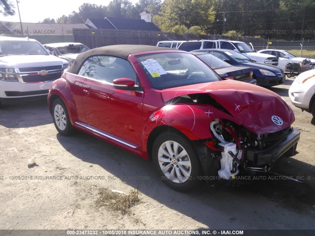 3VW5DAATXJM516824 - 2018 VOLKSWAGEN BEETLE S/SE/COAST RED photo 1