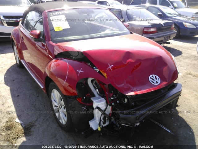 3VW5DAATXJM516824 - 2018 VOLKSWAGEN BEETLE S/SE/COAST RED photo 6