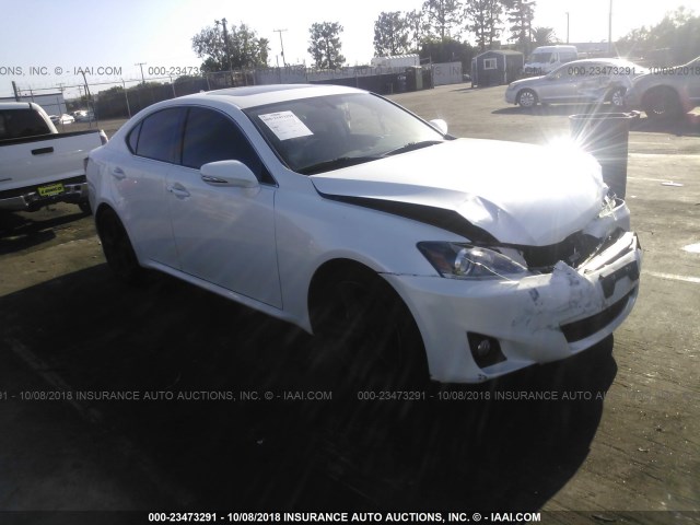 JTHBF5C22C5160887 - 2012 LEXUS IS 250 WHITE photo 1