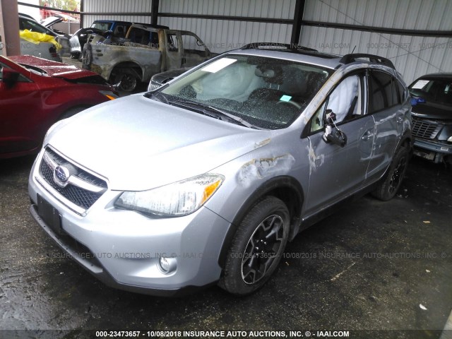 JF2GPAPC2FH272982 - 2015 SUBARU XV CROSSTREK 2.0 LIMITED SILVER photo 2