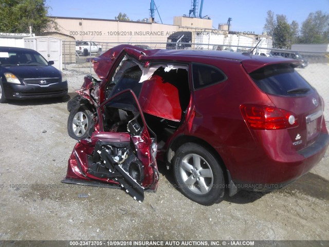 JN8AS5MT8DW010377 - 2013 NISSAN ROGUE S/SV BURGUNDY photo 3