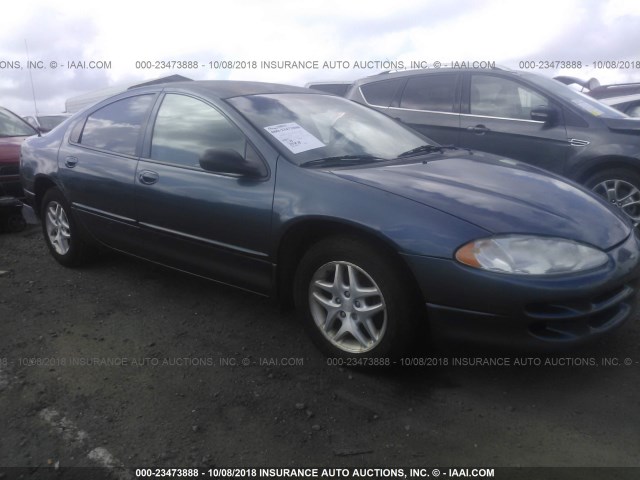 2B3HD46R72H278026 - 2002 DODGE INTREPID SE BLUE photo 1