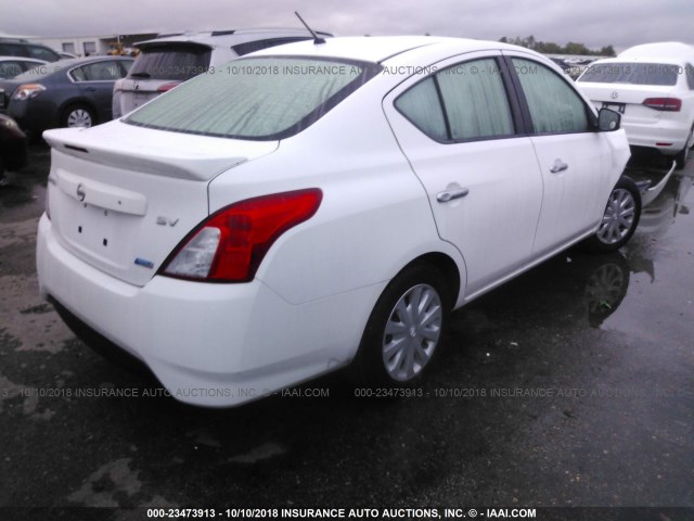 3N1CN7AP1GL852800 - 2016 NISSAN VERSA S/S PLUS/SV/SL WHITE photo 4