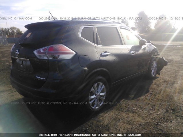 5N1AT2MVXGC885471 - 2016 NISSAN ROGUE S/SL/SV BLUE photo 4