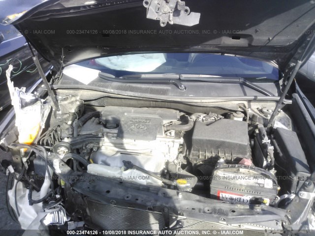 4T1BF1FK6CU602559 - 2012 TOYOTA CAMRY SE/LE/XLE 黑色 照片 10
