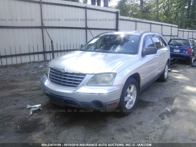 2A4GM684X6R902743 - 2006 CHRYSLER PACIFICA TOURING GRAY photo 2