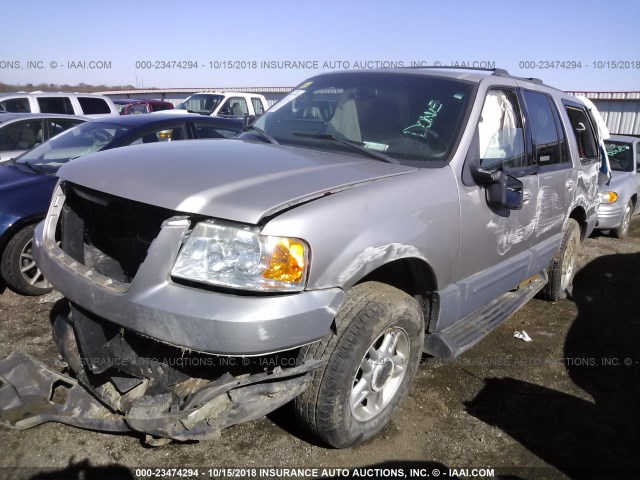 1FMFU16L73LB07129 - 2003 FORD EXPEDITION XLT SILVER photo 2