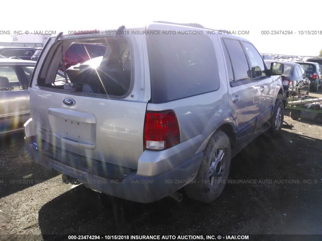 1FMFU16L73LB07129 - 2003 FORD EXPEDITION XLT SILVER photo 4