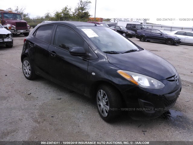 JM1DE1KY8D0167434 - 2013 MAZDA MAZDA2 BLACK photo 1