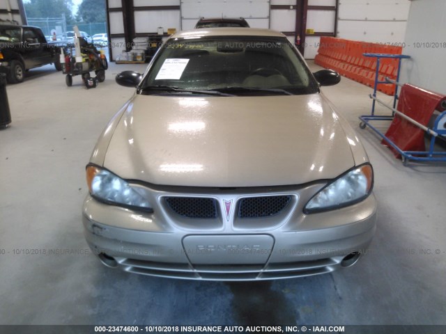 1G2NE52E85M118556 - 2005 PONTIAC GRAND AM SE GOLD photo 6