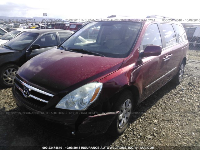 KNDMC233476017756 - 2007 HYUNDAI ENTOURAGE GLS/SE/LIMITED RED photo 2