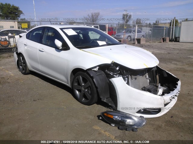 1C3CDFEB8FD392116 - 2015 DODGE DART GT WHITE photo 1