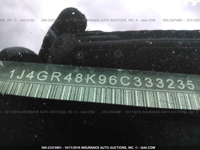 1J4GR48K96C333235 - 2006 JEEP GRAND CHEROKEE LAREDO/COLUMBIA/FREEDOM 绿色 照片 9