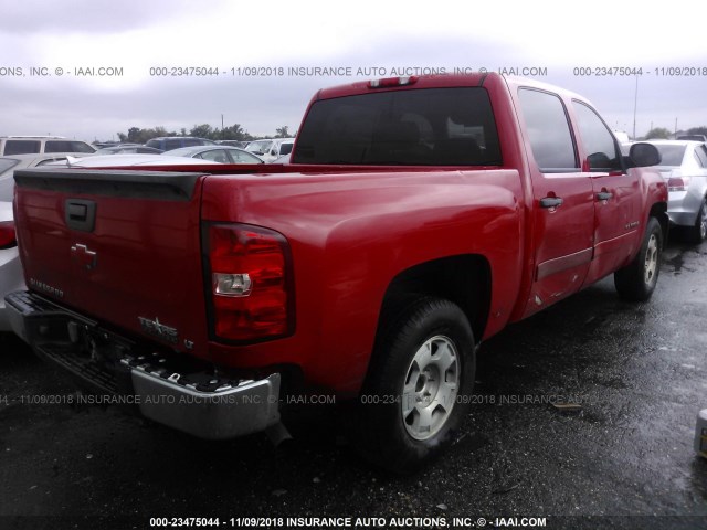 2GCEC13J471679177 - 2007 CHEVROLET SILVERADO C1500 CREW CAB RED photo 4