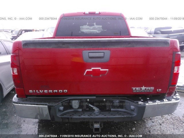 2GCEC13J471679177 - 2007 CHEVROLET SILVERADO C1500 CREW CAB RED photo 6