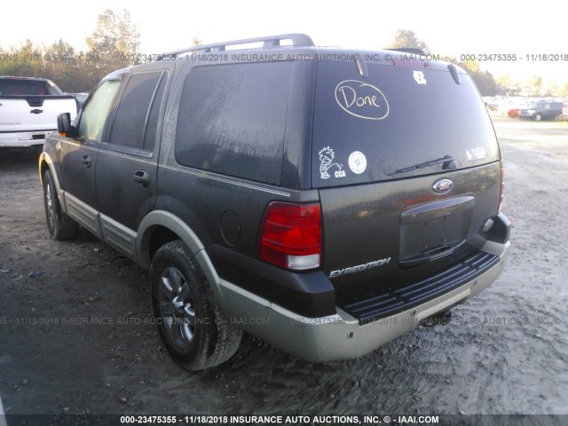 1FMPU17506LA09360 - 2006 FORD EXPEDITION EDDIE BAUER GRAY photo 3