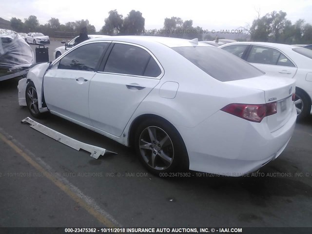 JH4CU2F87CC018653 - 2012 ACURA TSX SE WHITE photo 3