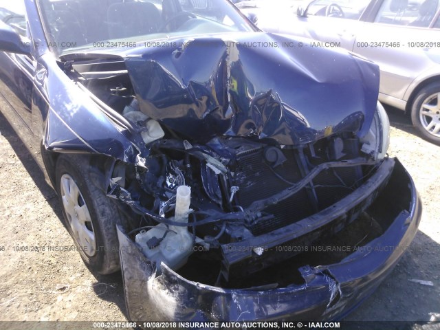 4T1BE32K44U325559 - 2004 TOYOTA CAMRY LE/XLE/SE BLUE photo 6