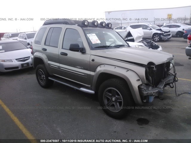 1J4GL38K53W582069 - 2003 JEEP LIBERTY RENEGADE GOLD photo 1