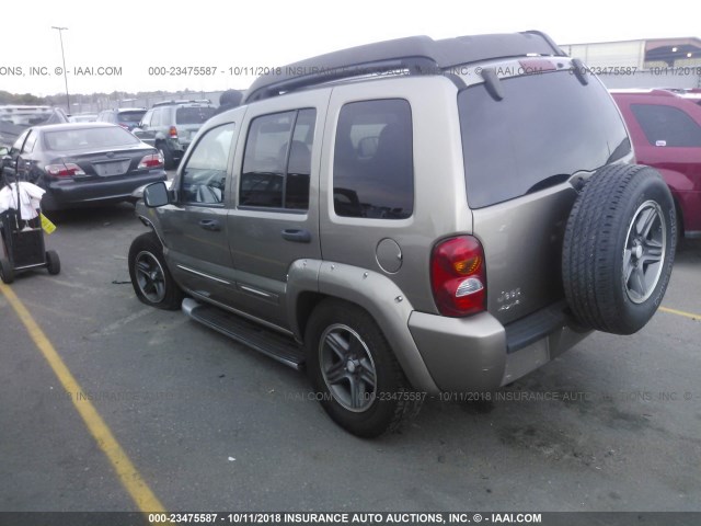 1J4GL38K53W582069 - 2003 JEEP LIBERTY RENEGADE GOLD photo 3