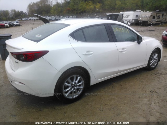 JM1BM1V75E1113565 - 2014 MAZDA 3 TOURING WHITE photo 4