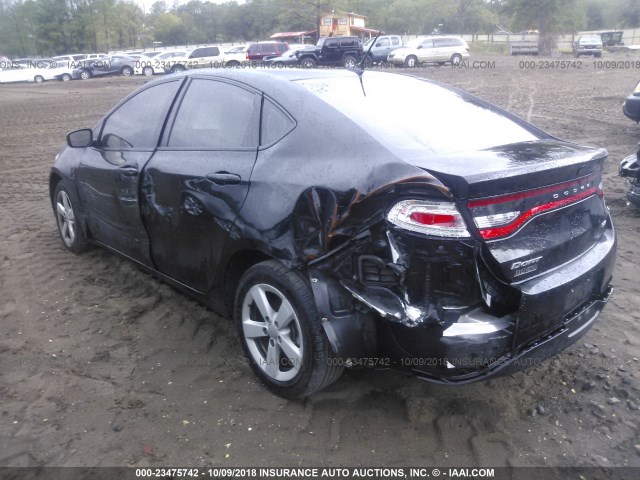 1C3CDFBB8FD173547 - 2015 DODGE DART SXT BLACK photo 3