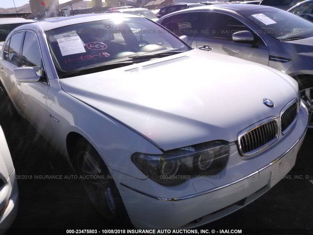 WBAGN83524DK11198 - 2004 BMW 760 LI WHITE photo 1