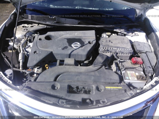 1N4AL3AP9FN389408 - 2015 NISSAN ALTIMA 2.5/S/SV/SL Blanco foto 10