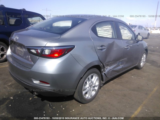 3MYDLBZV7GY140311 - 2016 TOYOTA SCION IA SILVER photo 4