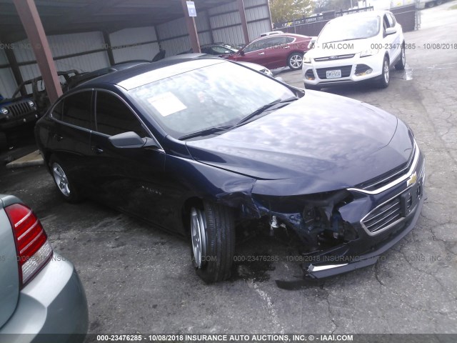 1G1ZB5ST9JF166997 - 2018 CHEVROLET MALIBU LS 蓝色 照片 1