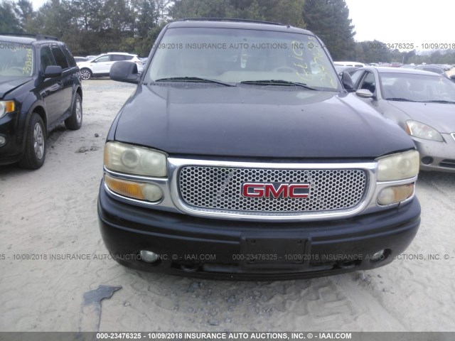 1GKFK66U42J225041 - 2002 GMC DENALI XL K1500 BLACK photo 6