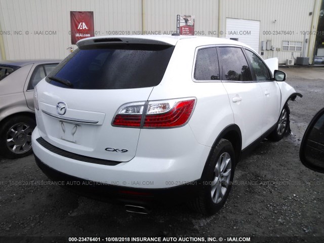 JM3TB2CA2B0324620 - 2011 MAZDA CX-9 WHITE photo 4