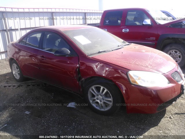 1G2ZF55B564272465 - 2006 PONTIAC G6 SE RED photo 1