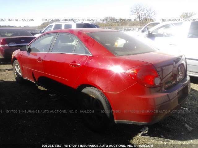 1G2ZF55B564272465 - 2006 PONTIAC G6 SE RED photo 3