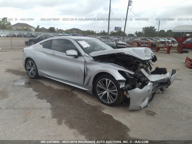 JN1EV7EK0HM361357 - 2017 INFINITI Q60 PREMIUM/SPORT SILVER photo 1