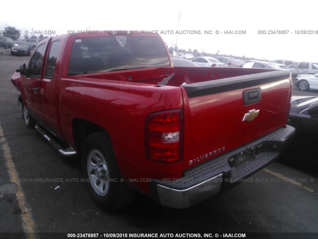 1GCEC19X68Z231897 - 2008 CHEVROLET SILVERADO C1500 RED photo 3