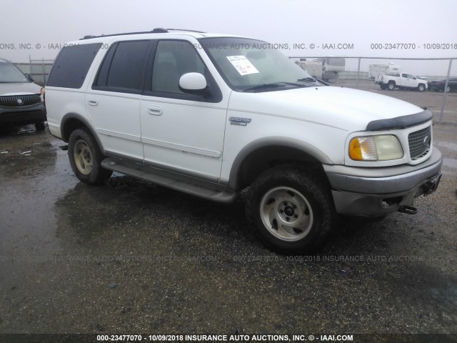 1FMFU18L31LA04283 - 2001 FORD EXPEDITION EDDIE BAUER WHITE photo 1