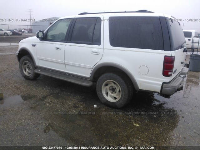 1FMFU18L31LA04283 - 2001 FORD EXPEDITION EDDIE BAUER WHITE photo 3