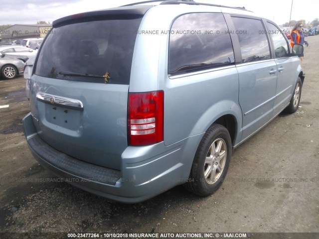 2A8HR54P78R692166 - 2008 CHRYSLER TOWN & COUNTRY TOURING BLUE photo 4