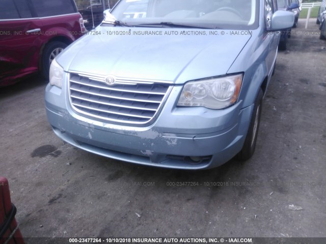 2A8HR54P78R692166 - 2008 CHRYSLER TOWN & COUNTRY TOURING BLUE photo 6