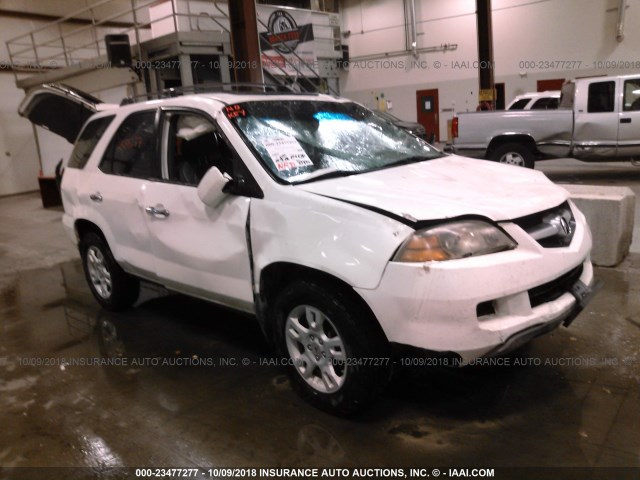 2HNYD18764H544836 - 2004 ACURA MDX TOURING WHITE photo 1