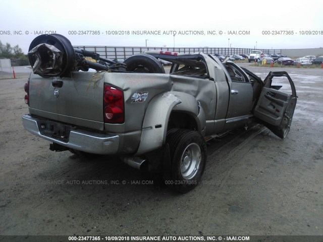 3D7MX49AX8G185350 - 2008 DODGE RAM 3500 GOLD photo 4