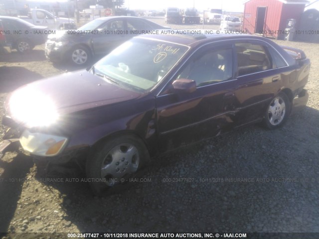 4T1BF28B23U283549 - 2003 TOYOTA AVALON XL/XLS BURGUNDY photo 2