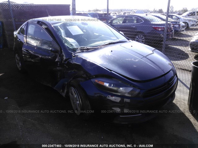 1C3CDFBA3GD623162 - 2016 DODGE DART SXT Dark Blue photo 1