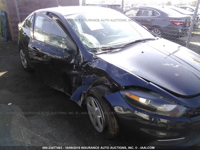 1C3CDFBA3GD623162 - 2016 DODGE DART SXT Dark Blue photo 6