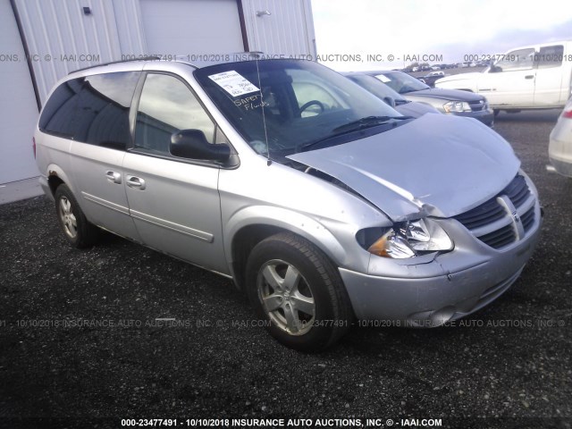 2D4GP44L66R898532 - 2006 DODGE GRAND CARAVAN SXT SILVER photo 1